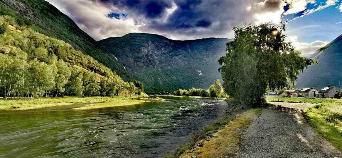 Kvammehuset Pa Gamle Laerdalsoyri Villa Dış mekan fotoğraf