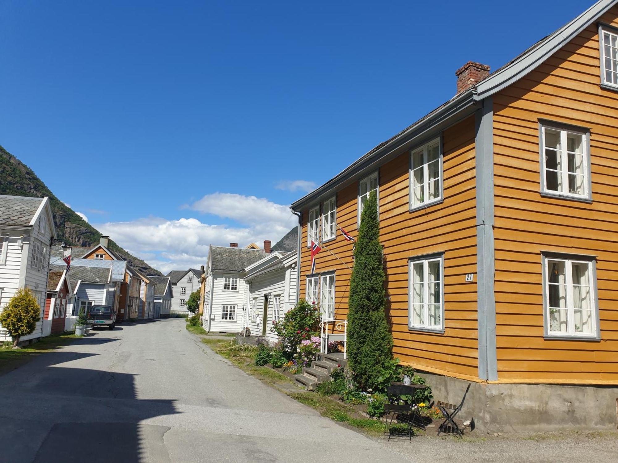 Kvammehuset Pa Gamle Laerdalsoyri Villa Dış mekan fotoğraf