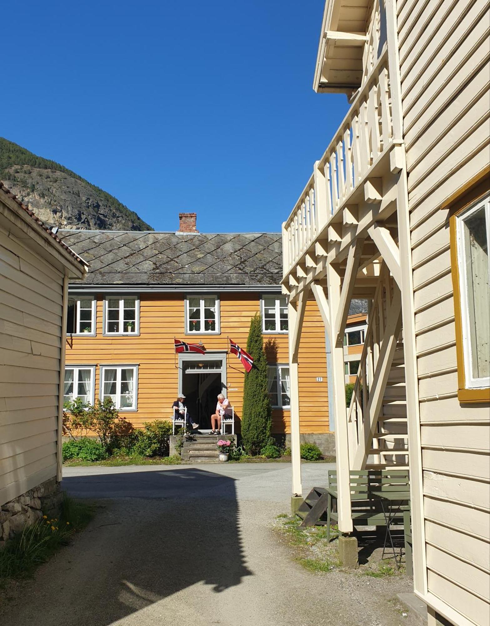 Kvammehuset Pa Gamle Laerdalsoyri Villa Dış mekan fotoğraf