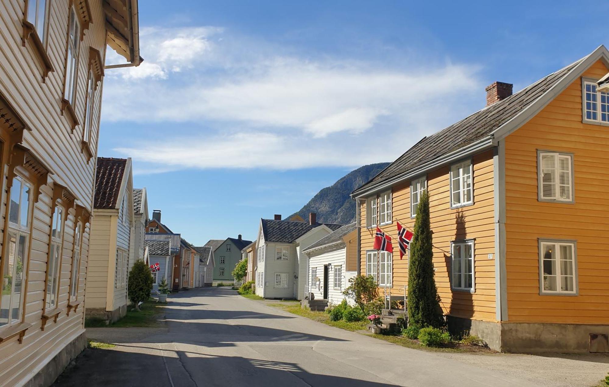 Kvammehuset Pa Gamle Laerdalsoyri Villa Dış mekan fotoğraf